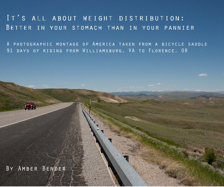 View It’s all about weight distribution: Better in your stomach than in your pannier by Amber Bender