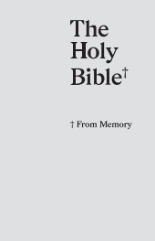 The Holy Bible from Memory book cover