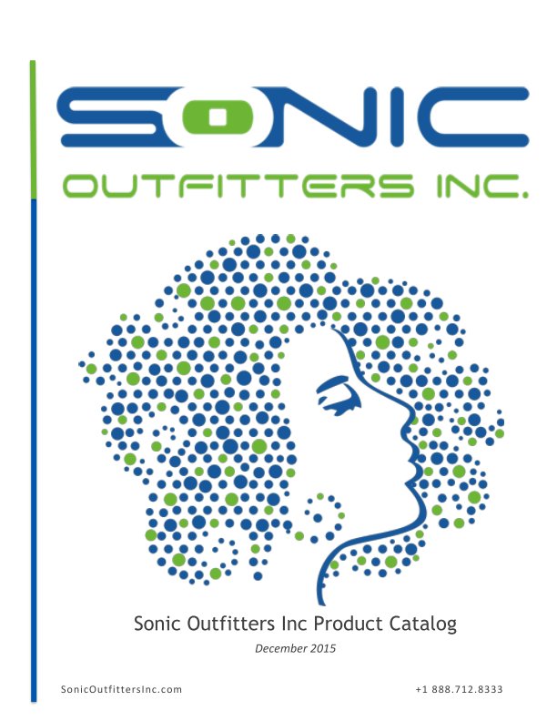 Ver Pro Catalog - Dec 2015 por Sonic Outfitters Inc