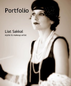 Portfolio Liat Sakkal stylist & makeup artist book cover