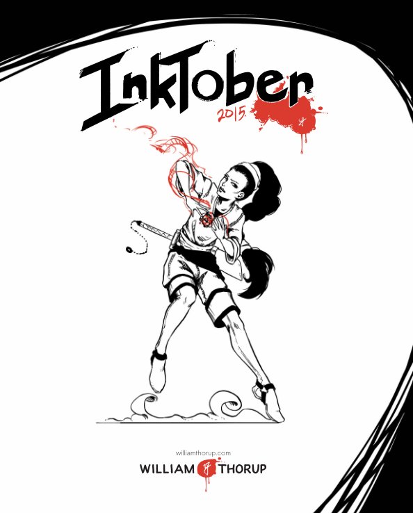 Bekijk Inktober 2015 - William Thorup - Linen Hardcover with Dust Jacket op William Thorup
