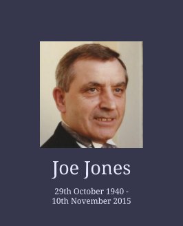 Joe Jones book cover