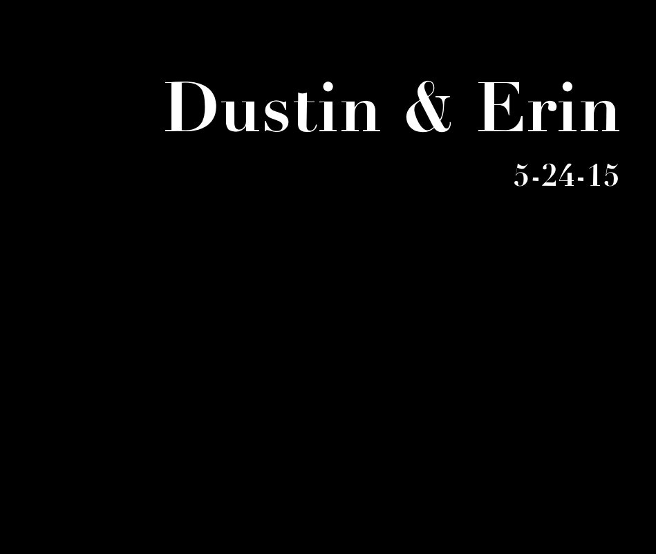 View Dustin & Erin by 5-24-15