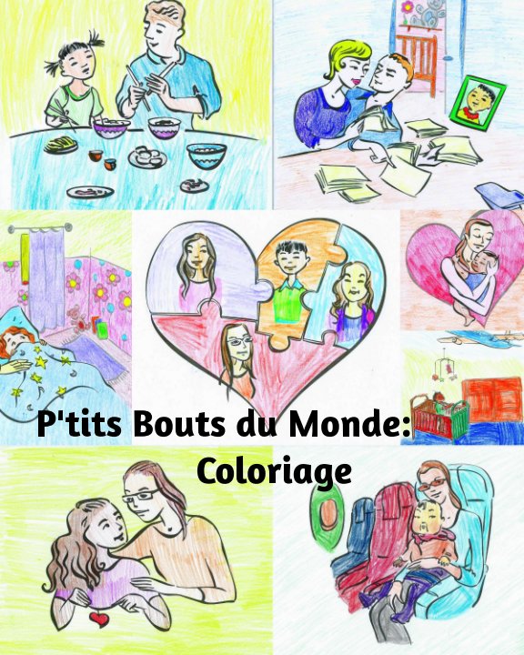 Ver P'tits Bouts du Monde: Coloriage por MCL