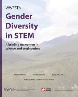 WWEST's Gender Diversity in STEM book cover