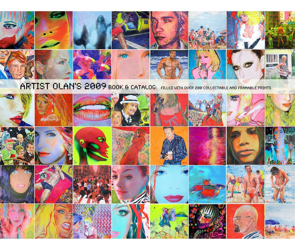 View artist Olan's 2009 book & catalog: filled with over 200 collectable and framable prints by Olan Montgomery