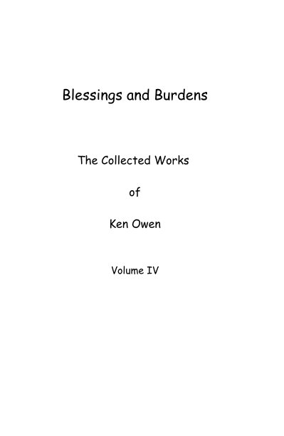 View Blessings and Burdens by Ken Owen