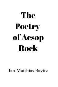 The Poetry of Aesop Rock book cover