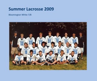 Summer Lacrosse 2009 book cover