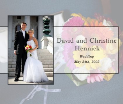 David and Christine Hennick Wedding book cover