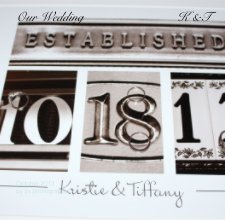 Our Wedding                            K &T book cover