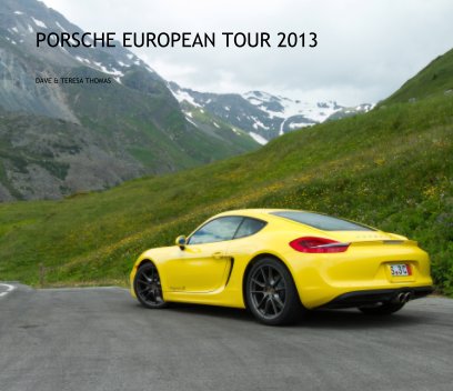 Porsche European Tour 2013 book cover