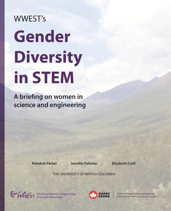 View WWEST's Gender Diversity in STEM by Parker, Pelletier & Croft