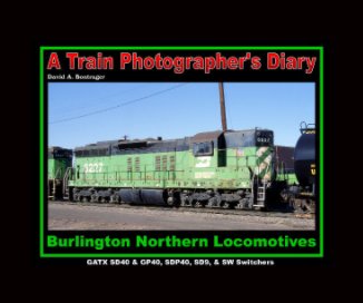 Burlington Northern Locomotives book cover