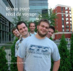 Bénin 2007 récit de voyage book cover