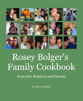 Rosey Bolger's 
Family Cookbook book cover