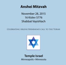 Arlene Birnbaum Bat Mitzvah book cover