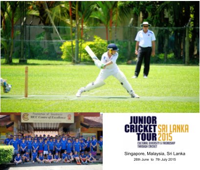 Junior Cricket Tour of Sri Lanka 2015 book cover