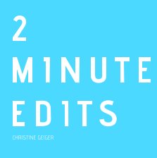 2 Minute Edits book cover