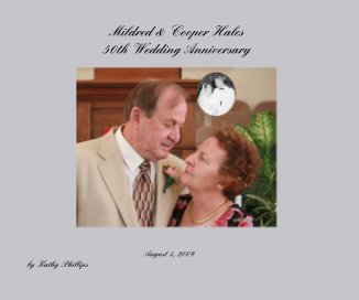Mildred & Cooper Hales 50th Wedding Anniversary book cover