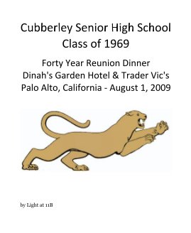 Cubberley Senior High School Class of 1969 book cover