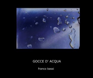 GOCCE D' ACQUA book cover