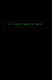 The Unknowngnome Poems (Hardcover) book cover