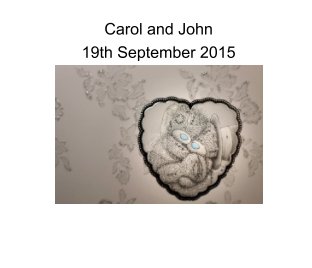 Carol and John's Wedding Book book cover