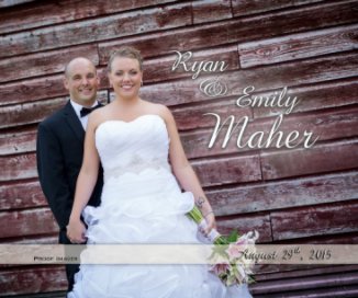 Maher Wedding Proof book cover