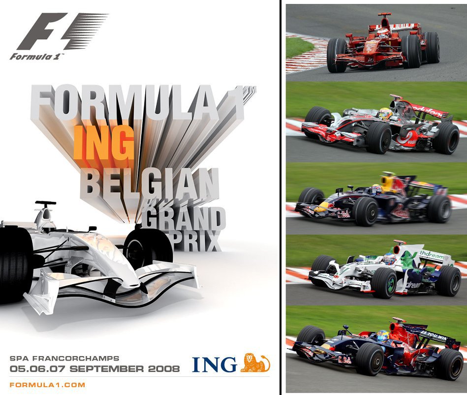 View Belgian GP Formula 1 -  2008 by Rudolph Agius