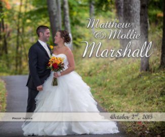Marshall Wedding Proof book cover