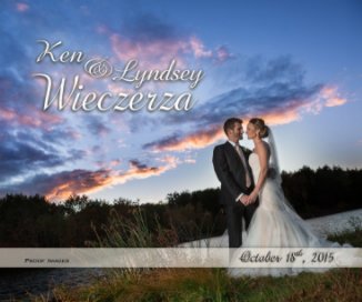 Wieczerza Wedding Proof book cover