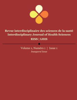 RISS-IJHS Volume 1, Numéro 1 | Issue 1 book cover