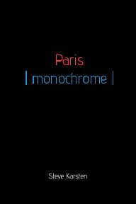 Paris | monochrome | book cover