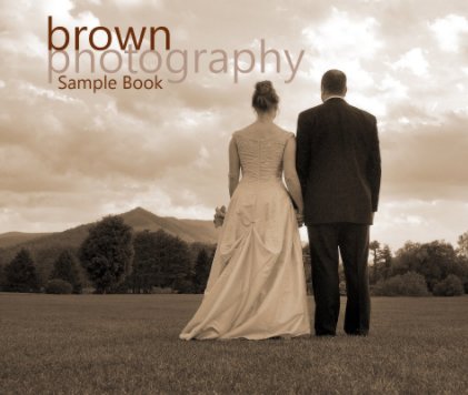 Brown Photography Sample Album book cover