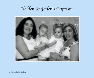 Holden & Jaden's Baptism book cover