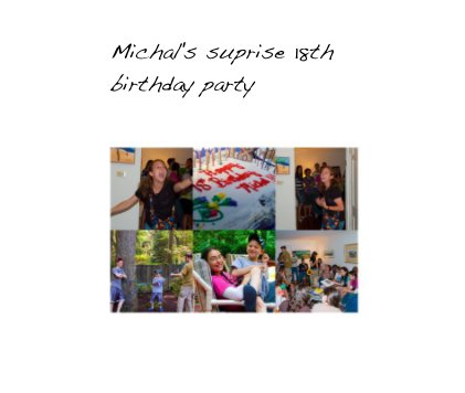 Michal's suprise 18th birthday party book cover