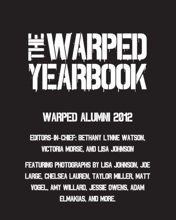 Warped Alumni 2012 Yearbook - UPDATED nach Warped Alumni Community anzeigen