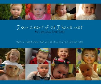 I am a part of all I have met My wee pals 2008-2009 book cover