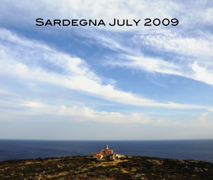 Sardegna July 2009 book cover