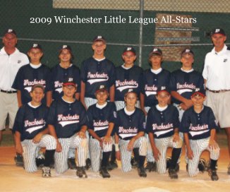 2009 Winchester Little League All-Stars book cover