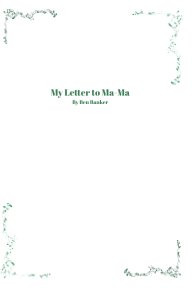 My Letter to Ma-Ma book cover