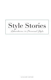 Style Stories: Adventures in Personal Style book cover