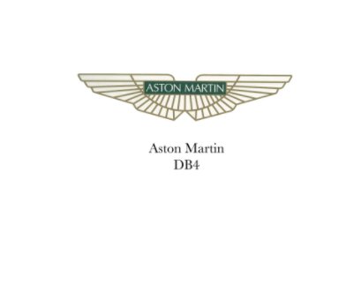Aston Martin DB4 restoration book cover