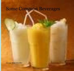 Some Common Beverages book cover