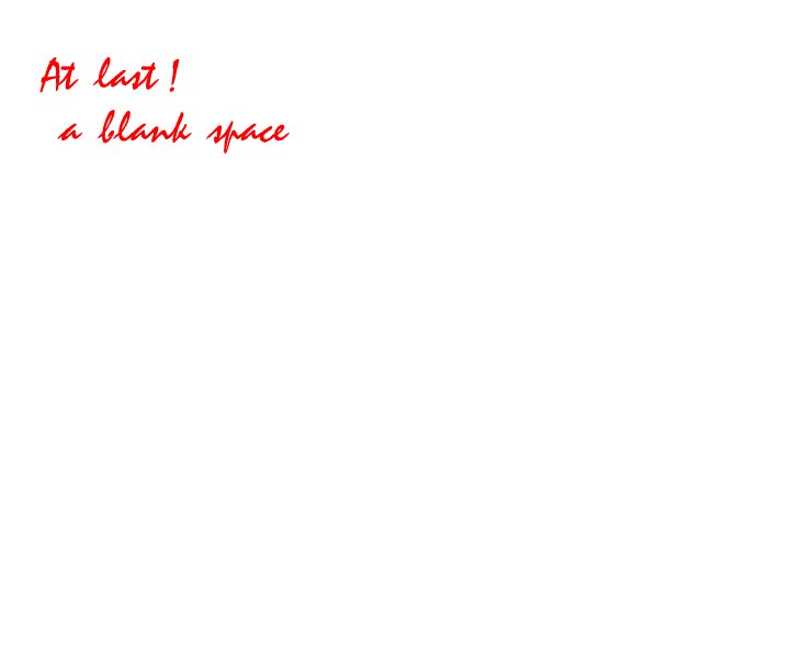 Ver At last ! a blank space por George Pearson