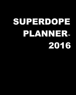 SuperDope Planner - Black SOFTcover book cover