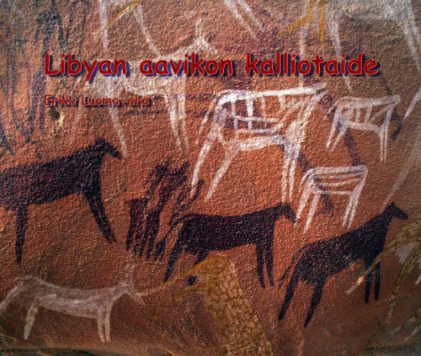 Libyan aavikon kalliotaide 13''x11'' 160 s. book cover
