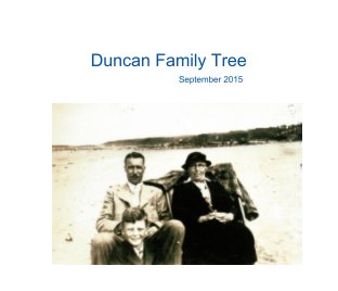 Duncan Family Tree book cover