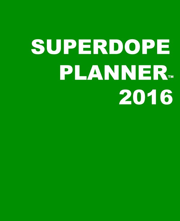 Ver SuperDope Planner - Green HARDcover por Latasha Johnson